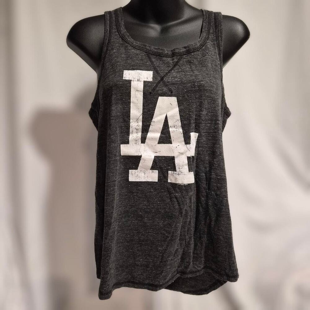 Vtg style la dodgers distressed